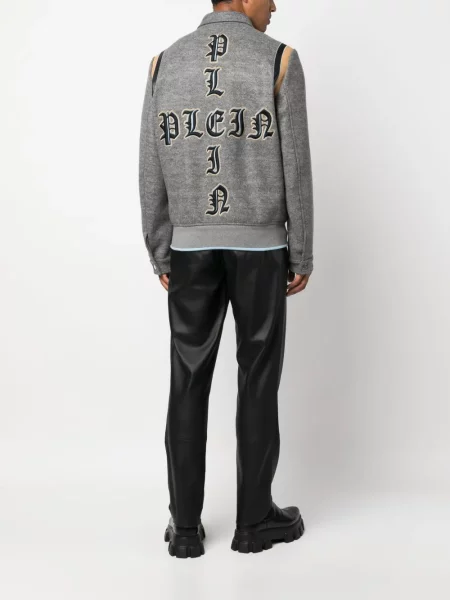 Bomber bunda Philipp Plein šedá