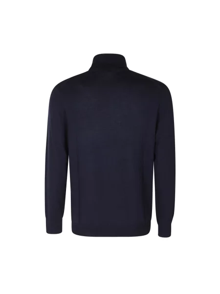 Sweter Polo Ralph Lauren wełniany z długim rękawem niebieski