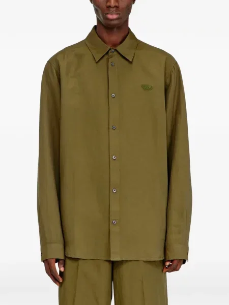 Риза Diesel с апликация зелено