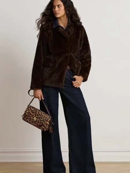 LAUREN RALPH LAUREN Futro brązowy