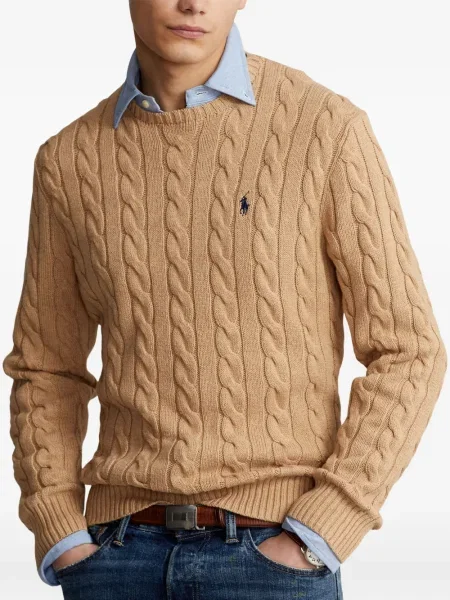 Cu centură curea Polo Ralph Lauren tricotate cu dungi albastru