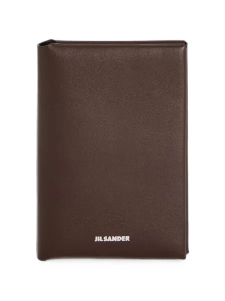 Portofel Jil Sander din piele maro
