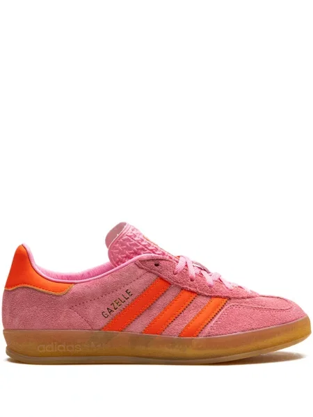 Sneakerși Adidas Gazelle cu șireturi din dantelă maro