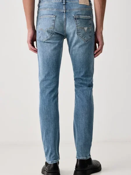 Guess jeansy skinny MIAMI niebieskie
