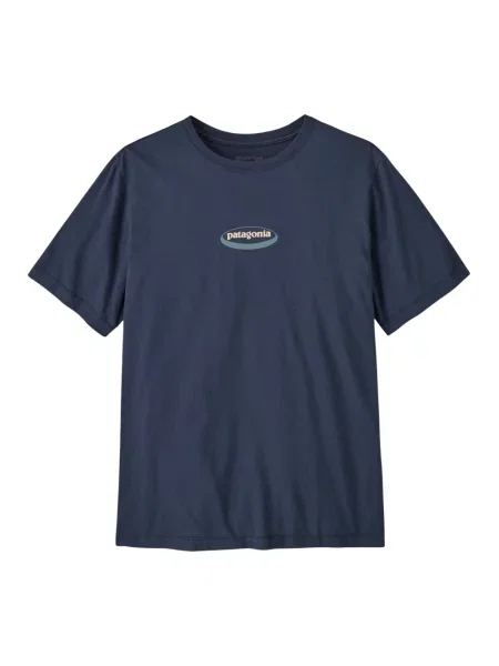 Koszulka sportowa Patagonia z logo niebieska