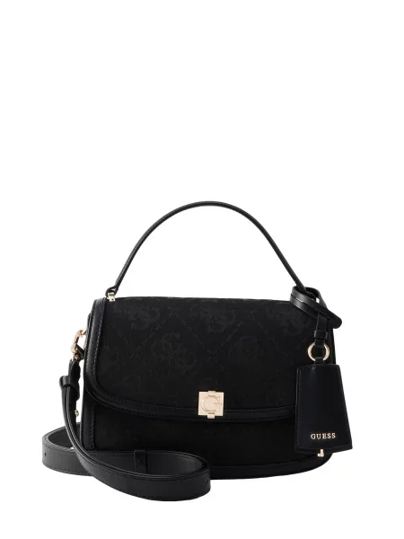 Guess Geantă Audrey Logo negru