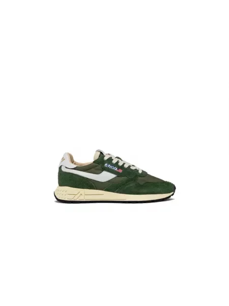 Sneakersy Autry zamszowe casual zielone