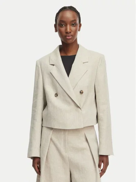 Пиджак оверсайз Boss бежевый