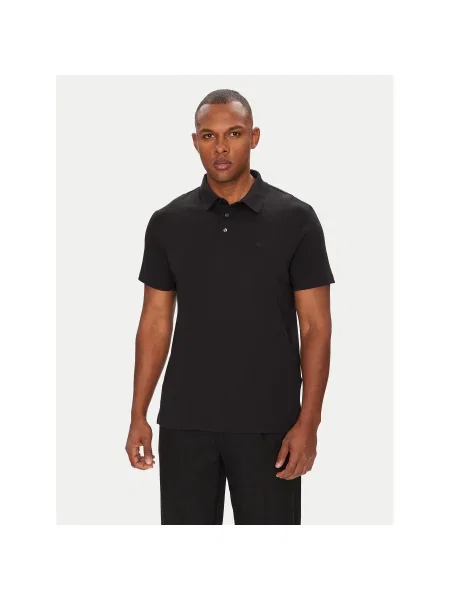 Calvin Klein Pólóing Supima Regular Fit fekete
