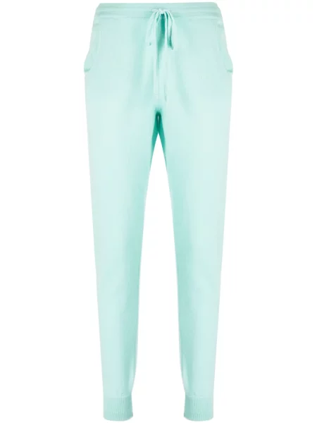 Pantaloni Teddy Cashmere din cașmir teddy verde
