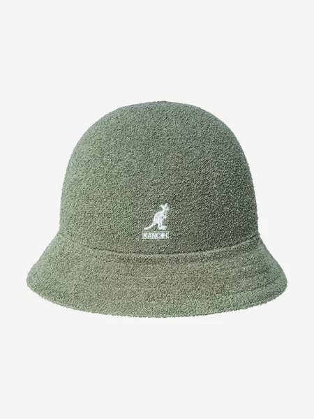 Kangol pălărie cu două fețe verde