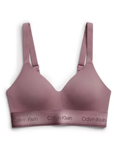 Bralette Calvin Klein Jeans ljubičasta