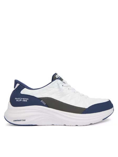 Αθλητικά Skechers Slip-ins Contour Foam Cozy Fit Golden Hour λευκό