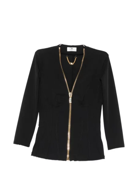 Geacă Elisabetta Franchi negru