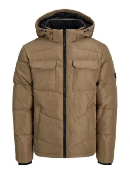 Μπουφάν πουπουλένιο Jack&Jones καφέ