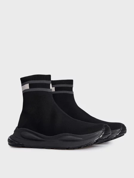 Трикотажные кроссовки Tommy Jeans черные