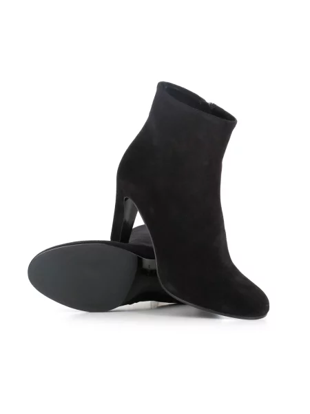Buty do kostki Del Carlo skórzane czarne