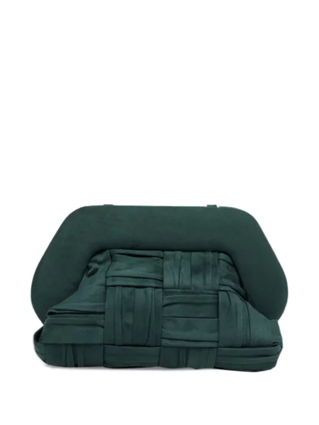 Clutch Themoirè ντραπέ πράσινο