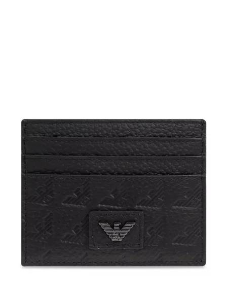 Portofel Emporio Armani din piele negru