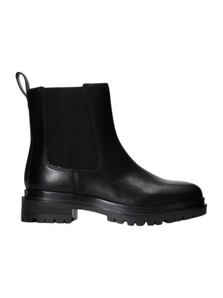 Botki Ralph Lauren skórzane czarne
