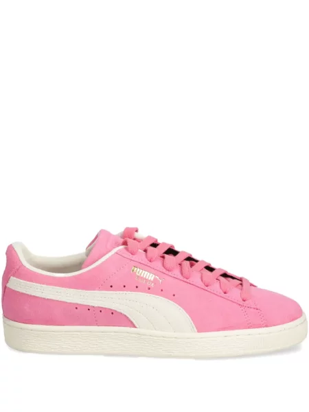 Sneakerși Puma Suede din piele de căprioară roz