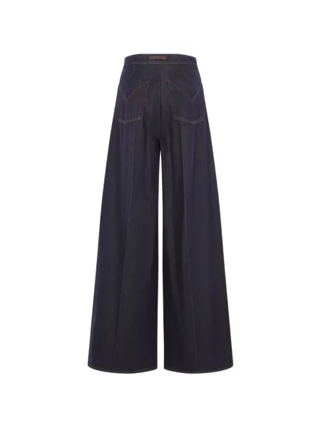 Blugi cu picior larg Max Mara albastru