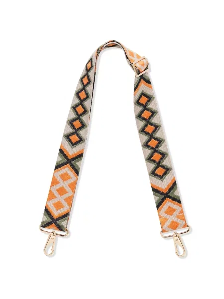 Expatrié Accesorii geantă Jeanne bej / verde stuf / portocaliu negru