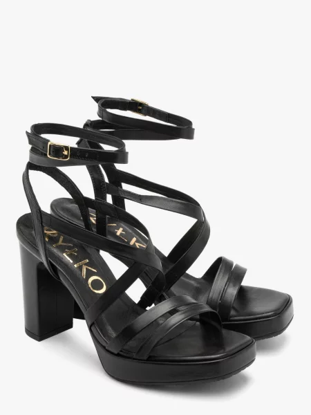 RYLKO Босоніжки Шкіра чорний