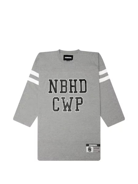 Tricou Neighborhood cu dungi cu imagine gri