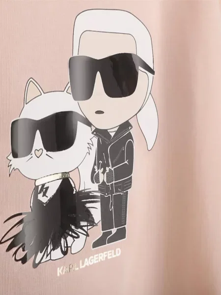 Gyerek póló Karl Lagerfeld rózsaszín