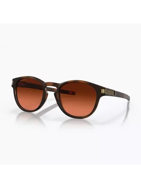 Okulary przeciwsłoneczne Oakley Latch matte brown tortoise/prizm brown gradient brązowe