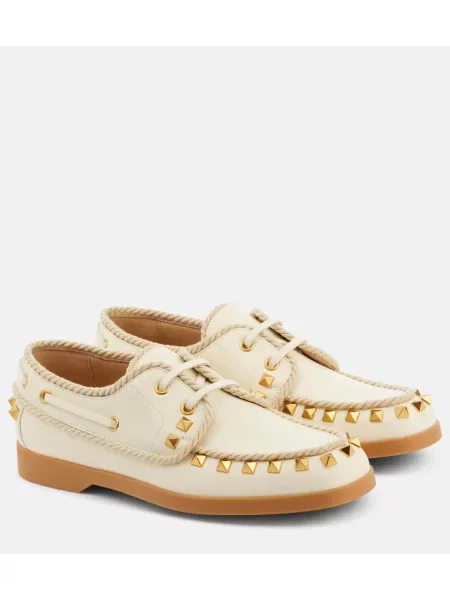 Pantofi loafer Valentino Garavani din piele alb