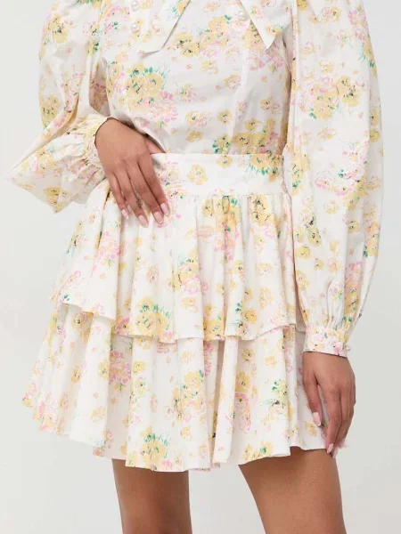 Пола Custommade Robyn къс модел разкроен модел бяло