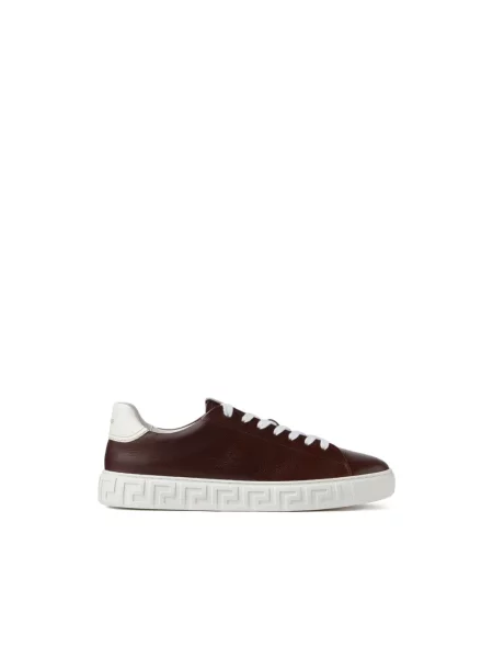 Sneakersy Versace skórzane czarne