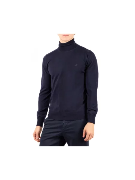 Sweter Brooksfield wełniany niebieski