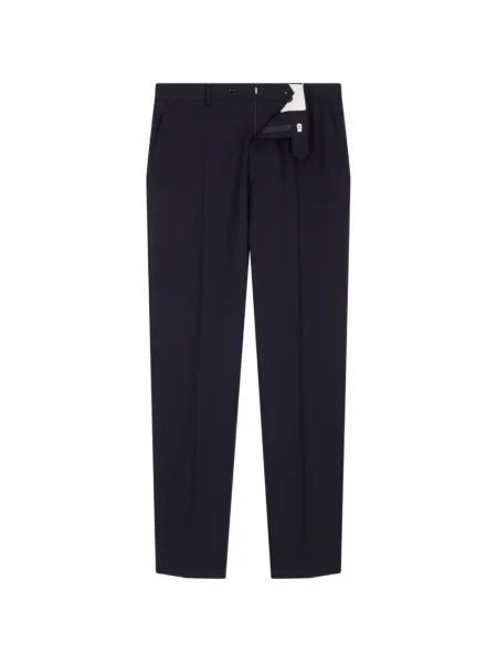 Pantaloni Fursac de lână albastru