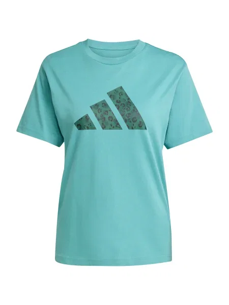 ADIDAS SPORTSWEAR Funkcionalna majica turkizna / temno zelena črna