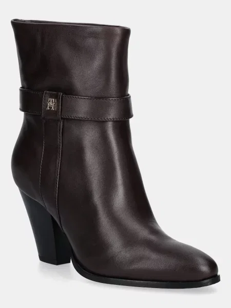 TOMMY HILFIGER Botine castaniu maro