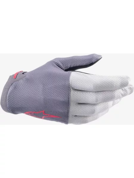 Rękawice długie Alpinestars A-ARIA szaro-czerwone S szare