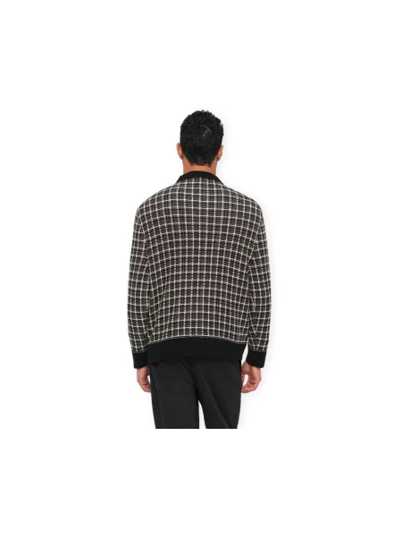 Pulover Selected tricotate negru