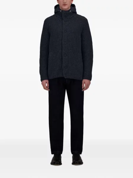 Cardigan Herno tricotate albastru