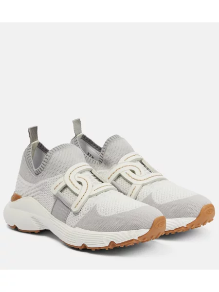Sneakerși Tod's din piele gri