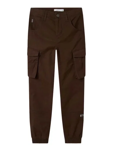 NAME IT Pantaloni Bamgo închis maro