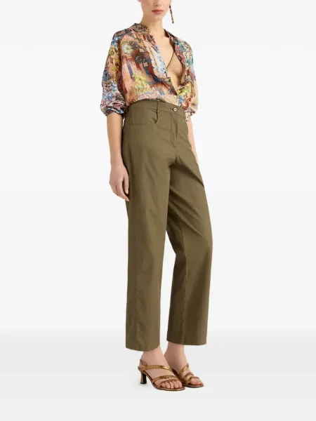 Pantaloni Momoni verde