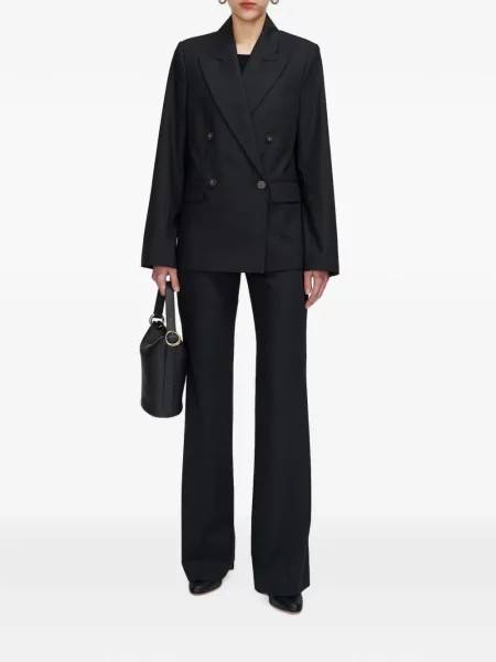 Pantaloni Joseph de lână negru