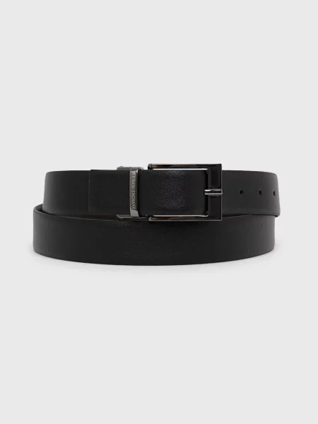Armani Exchange Curea bărbați negru