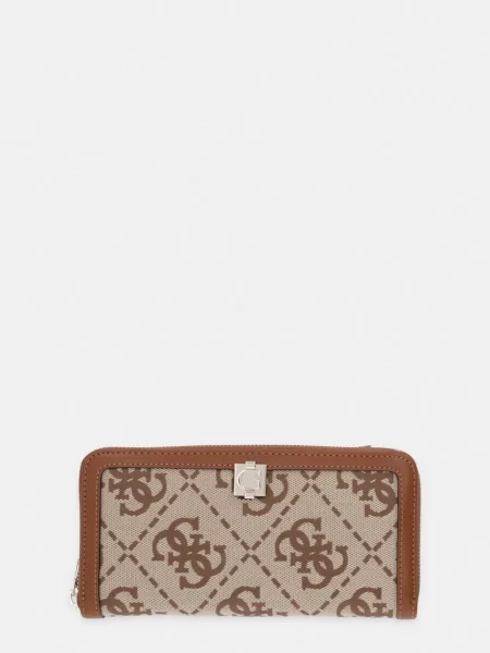 Portofel Guess cu autograf bej
