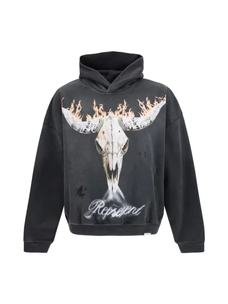 Bluza z kapturem Represent czarna