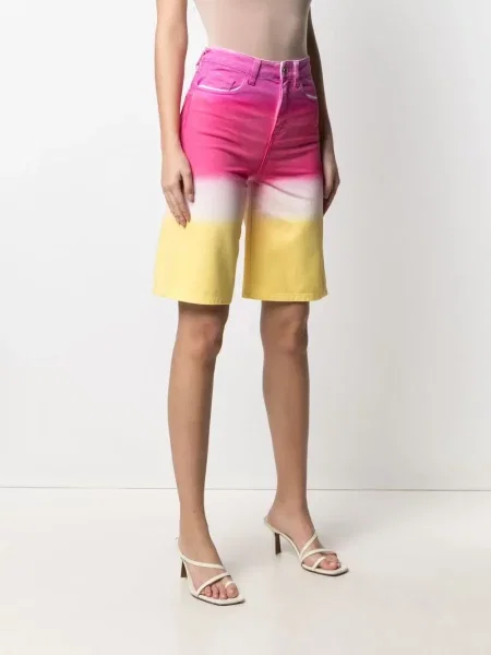 Pantaloni scurți Ireneisgood cu gradient roz