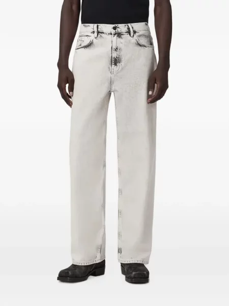 Blugi drepți Allsaints gri